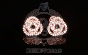 DG 0018 Women Rose Gold Earring