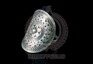 DG 0023 Ladies Silver Ring