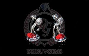 DG 0034 Ladies Silver Earring