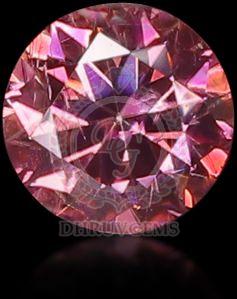 TGM 0067 Pink Round Mossianite Gemstone
