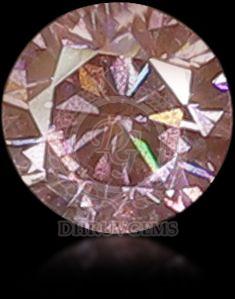 TGM 0078 Pink Round Mossianite Gemstone