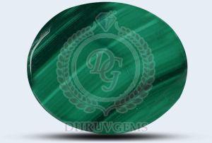 TGM 0201 Green Oval Malachite Stone