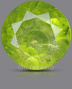 TGM 0334 Green Peridot Round Gemstone