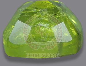 TGM 0339 Green Peridot Cushion Gemstones