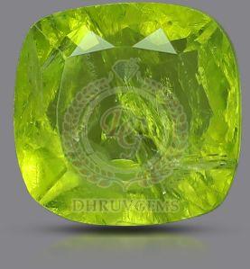 TGM 0339 Green Peridot Cushion Gemstones