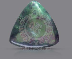 TGM 0654 Green Triangle Fluorite Gemstones