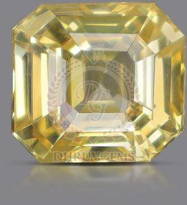TGM 0978 Octagon Yellow Sapphire Gemstones