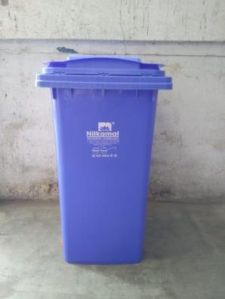 120 Litre Blue Plastic Dustbin