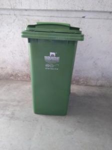 120 Litre Green Plastic Dustbin
