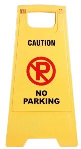 No Parking Caution Sign Board