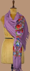 Cashmere Aari Work Palla Stoles