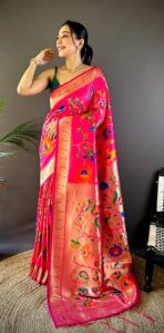 Traditional Paithani Silk Saree