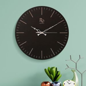 Shadow Black Royal Compass Chronometer Wall Clock
