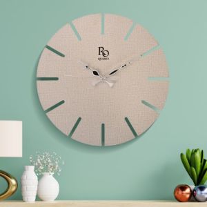 The Pearl Ivory Fissure Wall Clock