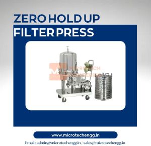 Zero Hold Up Filter Press