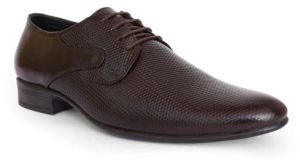 Mens Brown Toe Cap Derby Shoes
