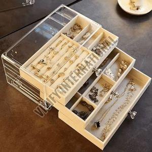 3 Layer Platic Jewellery Box