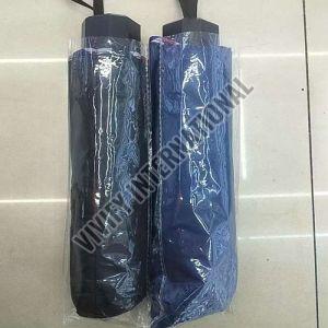 Black Three Fold Nylon Umbrella