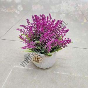 Decorative Pink Artificial Flower Pot