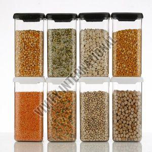 Transparent Plastic Air Tight Pulses Storage Box
