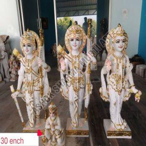 30 Inch Marble RAM Darbar Statue
