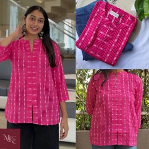 Ladies Pink Kantha Work Top