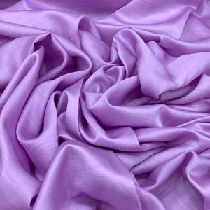 Plain All Color Viscose Linen Satin Fabric