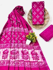 Cotton Printed Dress Material