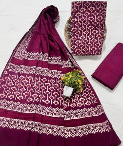 Cotton Printed Dress Material