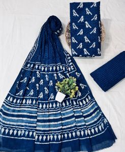 Cotton Printed Dress Material