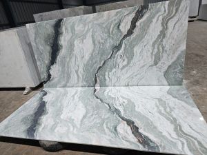 18mm Grey Onyx Himalayan Marble Slabs, For Flooring