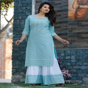 Ladies Kurti Palazzo Set