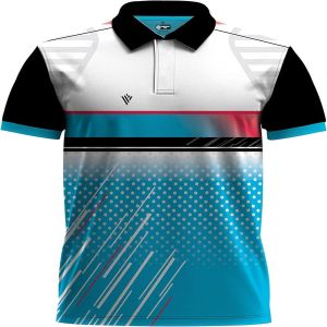 Mens Polyester Half Sleeve Printed Polo T-Shirts