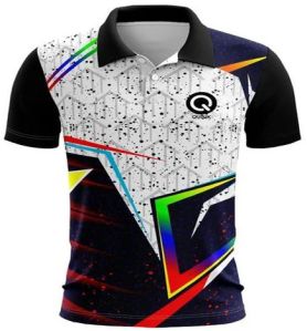 Mens Polyester Printed Sports T-Shirts