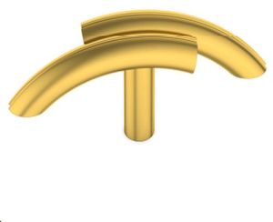 RB-KB-003 Brass Cabinet Door Knob