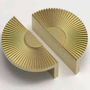 RB-MPH-001 Brass Moon Pull Handle