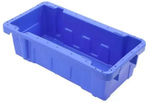 Blue Plastic Milk Crates