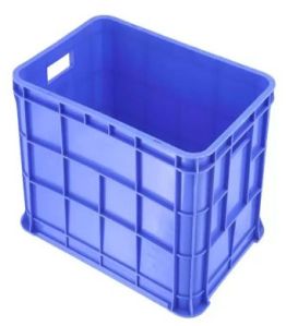 Blue Plastic Vegetable Crate