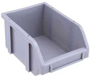 Gray Material Handling Bin