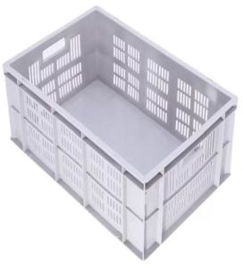 Gray Multipurpose Plastic Crate