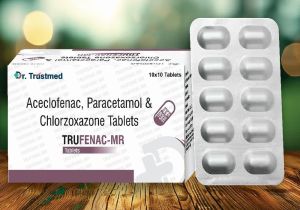 Aceclofenac, Paracetamol & Chlorzoxazone Tablets