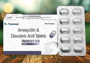 Amoxycillin & Clavulanic Acid 375 Tablets