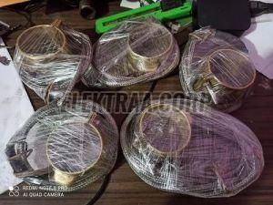Round Brass Mica Band Heater