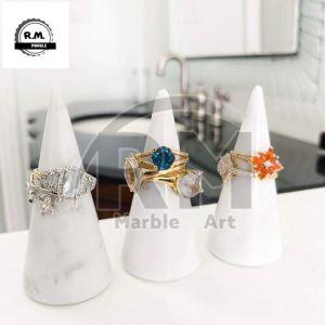Bidasar Marble Ring Holder Cones