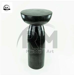 Black Rue Marble Side Table