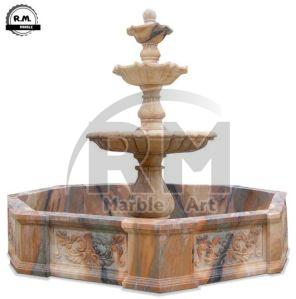 Natural Stone 3 Tier Garden Fountain