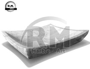 White Counter Top Designer Stone Washbasin, for Bathroom