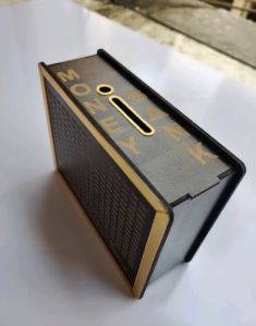 7.5x6x2.75Inch Wooden Money Bank