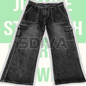 Girls Black Denim Jeans