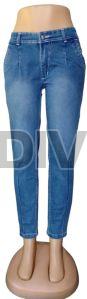 Ladies Blue Slim Fit Denim Jeans